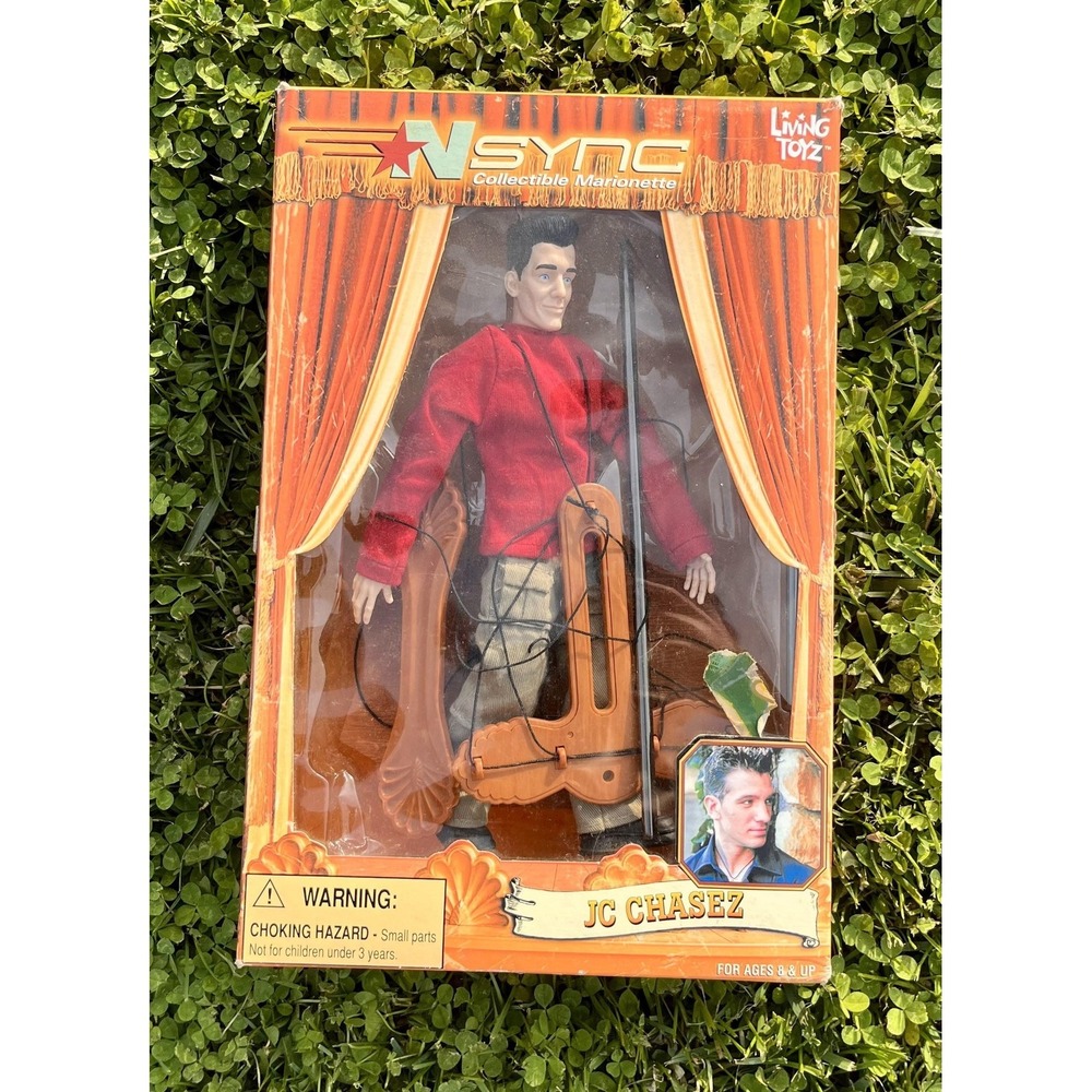 Vintage *NSYNC JC Chasez Collectible Marionette Living Toyz 2000 Doll Boxed